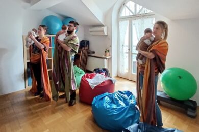 Warsztat noszenia w chuście 2